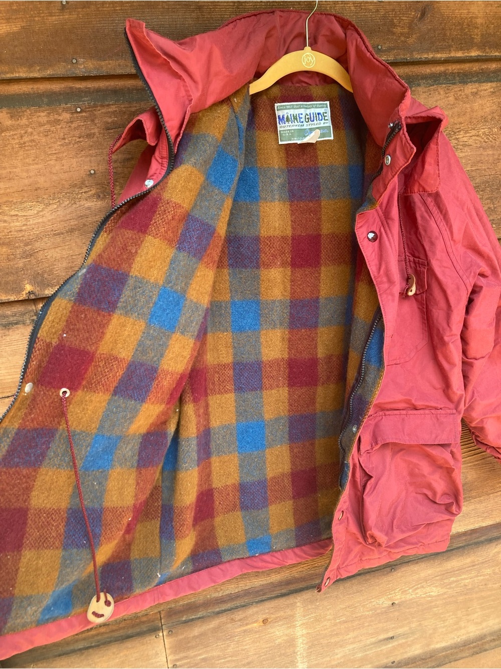 Vintage Winter Hooded Coat